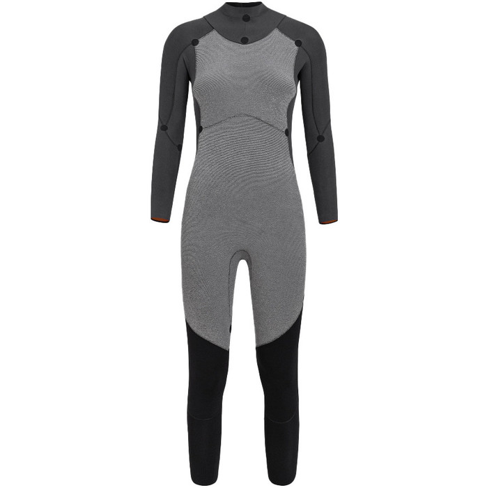 2024 Orca Mujer Vitalis Thermal Back Zip Open Water Swim Neopreno NN6U4801 - Black